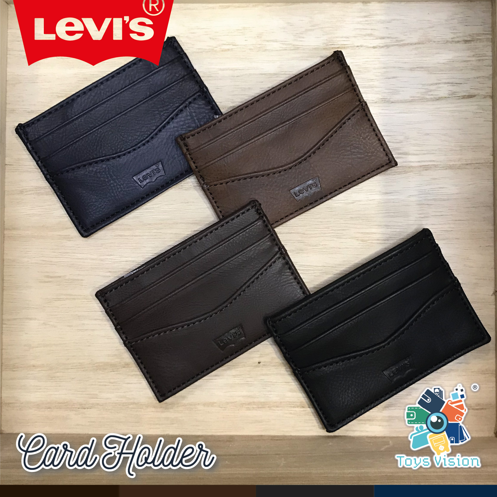 levis card holder wallet
